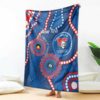 Knights NAIDOC Week 2026 Personalised Blanket 50 Years of Deadly Aboriginal Art