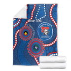 Knights NAIDOC Week 2026 Personalised Blanket 50 Years of Deadly Aboriginal Art