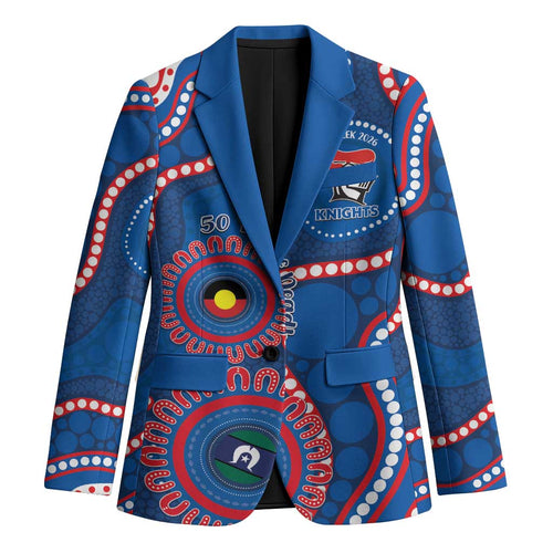 Knights NAIDOC Week 2026 Personalised Blazer 50 Years of Deadly Aboriginal Art