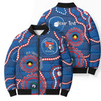 Knights NAIDOC Week 2026 Personalised Bomber Puffer Jacket 50 Years of Deadly Aboriginal Art