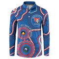 Knights NAIDOC Week 2026 Personalised Button Sweatshirt 50 Years of Deadly Aboriginal Art