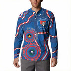 Knights NAIDOC Week 2026 Personalised Button Sweatshirt 50 Years of Deadly Aboriginal Art