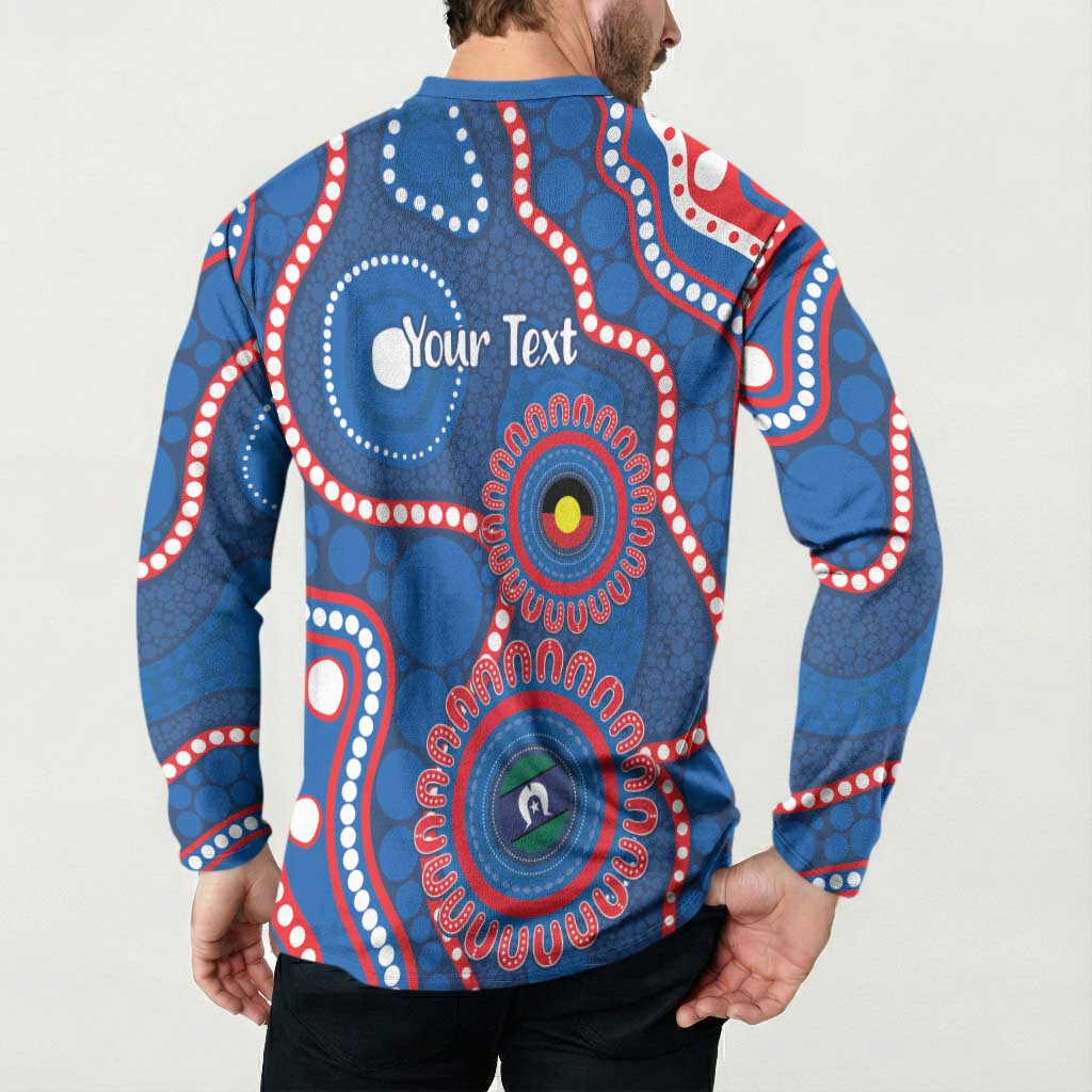 Knights NAIDOC Week 2026 Personalised Button Sweatshirt 50 Years of Deadly Aboriginal Art