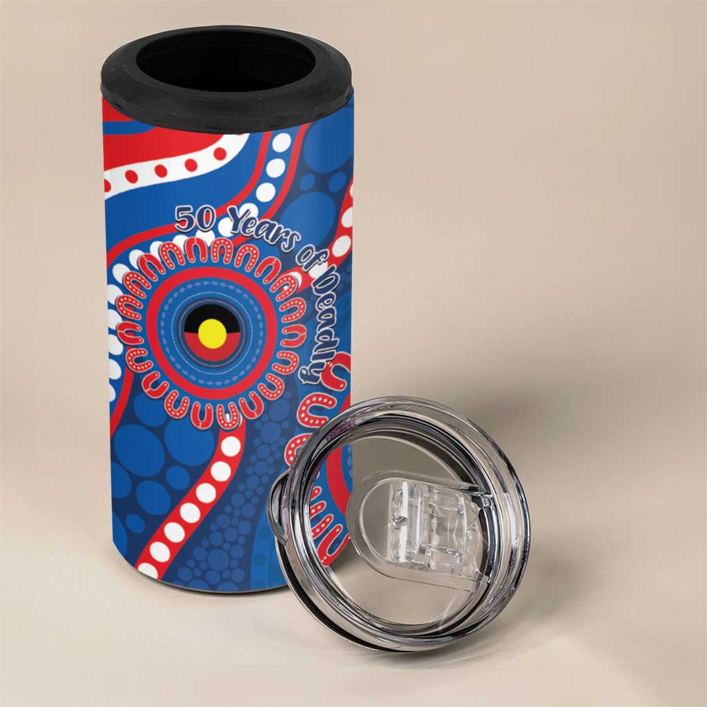 Knights NAIDOC Week 2026 Personalised 4 in 1 Can Cooler Tumbler 50 Years of Deadly Aboriginal Art