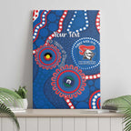 Knights NAIDOC Week 2026 Personalised Canvas Wall Art 50 Years of Deadly Aboriginal Art