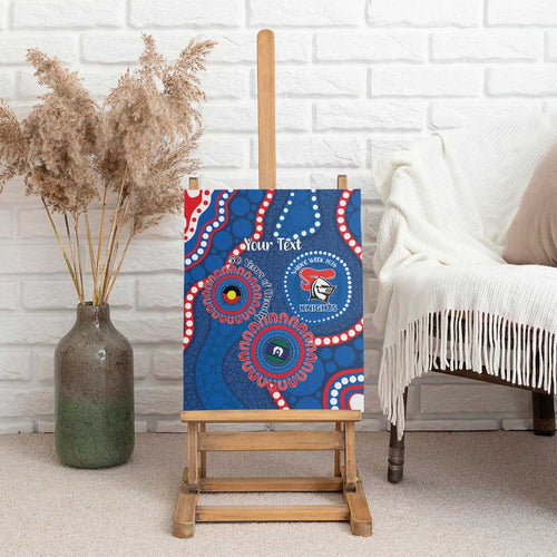 Knights NAIDOC Week 2026 Personalised Canvas Wall Art 50 Years of Deadly Aboriginal Art