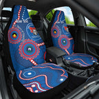 Knights NAIDOC Week 2026 Personalised Car Seat Cover 50 Years of Deadly Aboriginal Art