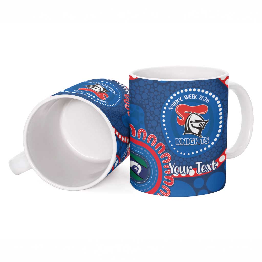 Knights NAIDOC Week 2026 Personalised Ceramic Mug 50 Years of Deadly Aboriginal Art