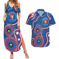 Knights NAIDOC Week 2026 Personalised Couples Matching Summer Maxi Dress and Hawaiian Shirt 50 Years of Deadly Aboriginal Art
