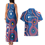 Knights NAIDOC Week 2026 Personalised Couples Matching Tank Maxi Dress and Hawaiian Shirt 50 Years of Deadly Aboriginal Art