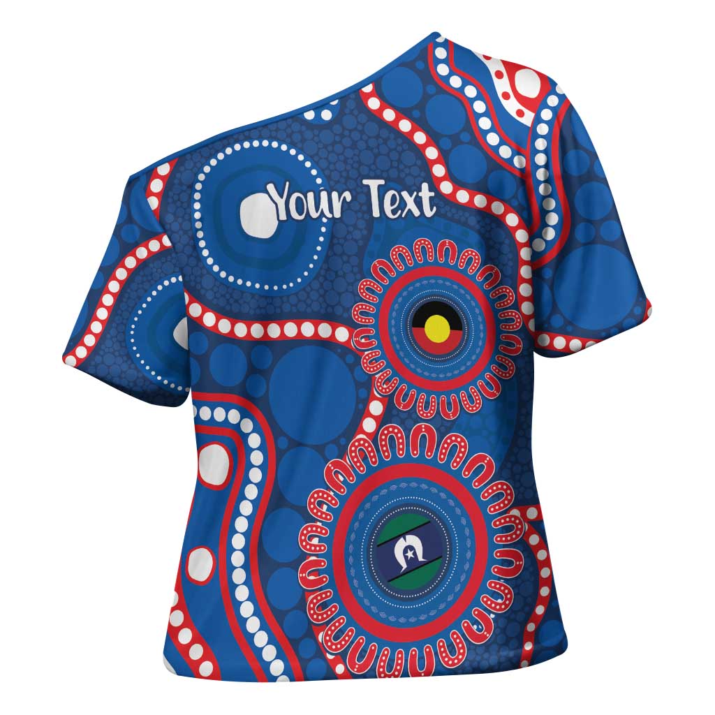 Knights NAIDOC Week 2026 Personalised Cross Shoulder Shirt 50 Years of Deadly Aboriginal Art