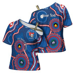 Knights NAIDOC Week 2026 Personalised Cross Shoulder Shirt 50 Years of Deadly Aboriginal Art