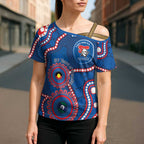 Knights NAIDOC Week 2026 Personalised Cross Shoulder Shirt 50 Years of Deadly Aboriginal Art