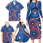 Knights NAIDOC Week 2026 Personalised Family Matching Long Sleeve Bodycon Dress and Hawaiian Shirt 50 Years of Deadly Aboriginal Art