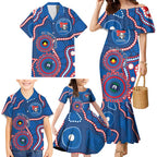 Knights NAIDOC Week 2026 Personalised Family Matching Mermaid Dress and Hawaiian Shirt 50 Years of Deadly Aboriginal Art