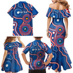 Knights NAIDOC Week 2026 Personalised Family Matching Mermaid Dress and Hawaiian Shirt 50 Years of Deadly Aboriginal Art