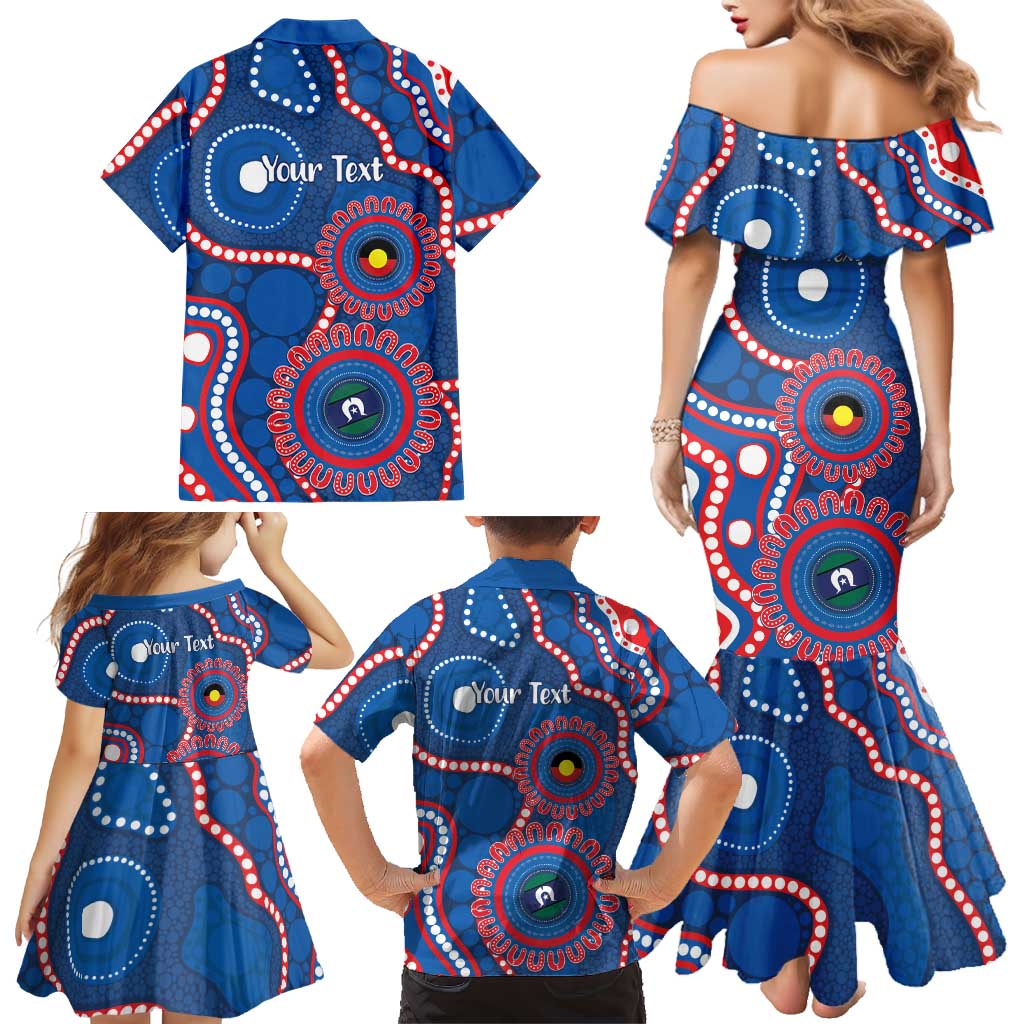 Knights NAIDOC Week 2026 Personalised Family Matching Mermaid Dress and Hawaiian Shirt 50 Years of Deadly Aboriginal Art