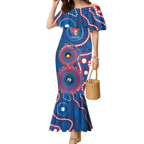 Knights NAIDOC Week 2026 Personalised Family Matching Mermaid Dress and Hawaiian Shirt 50 Years of Deadly Aboriginal Art
