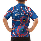 Knights NAIDOC Week 2026 Personalised Family Matching Off The Shoulder Long Sleeve Dress and Hawaiian Shirt 50 Years of Deadly Aboriginal Art
