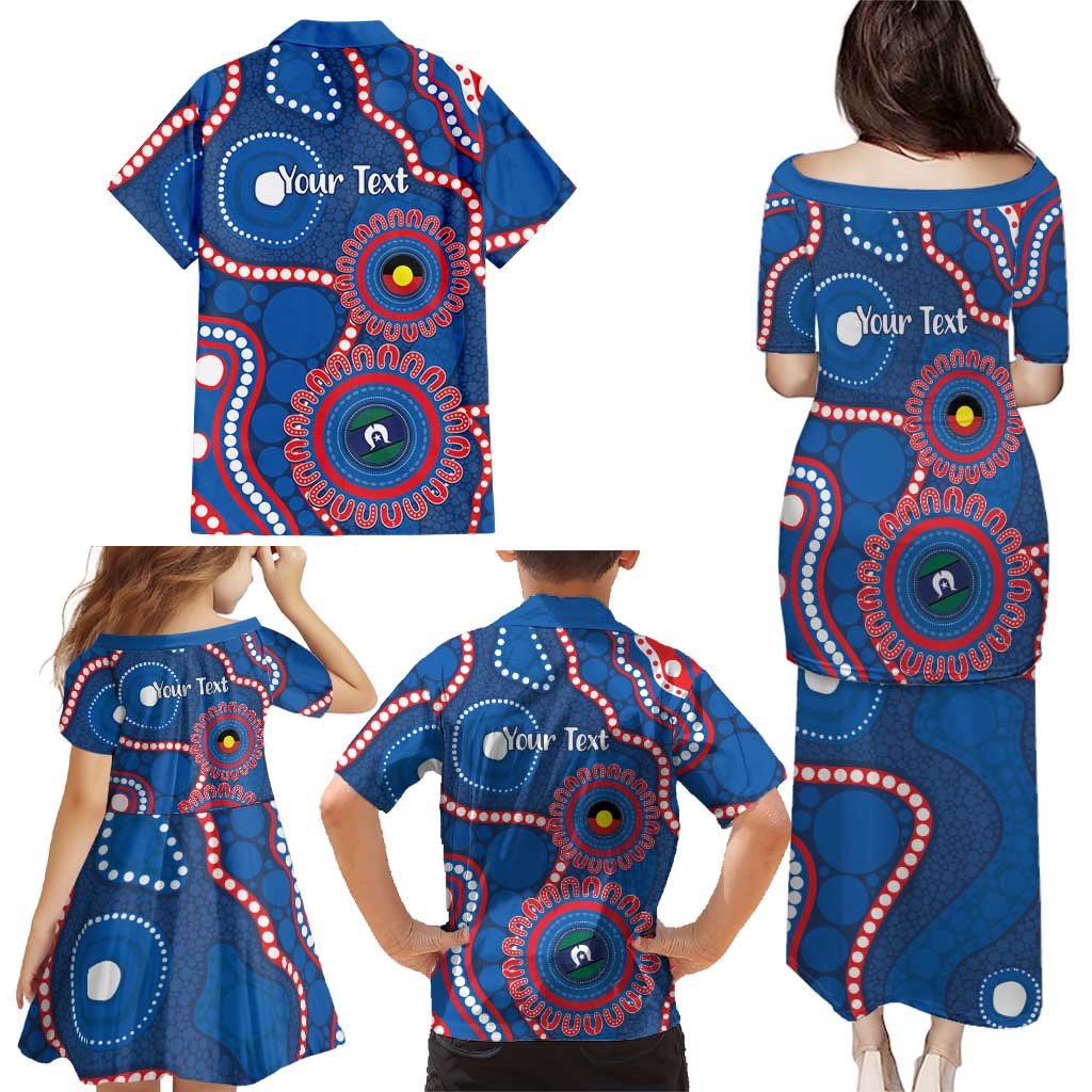 Knights NAIDOC Week 2026 Personalised Family Matching Puletasi and Hawaiian Shirt 50 Years of Deadly Aboriginal Art