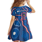 Knights NAIDOC Week 2026 Personalised Family Matching Short Sleeve Bodycon Dress and Hawaiian Shirt 50 Years of Deadly Aboriginal Art