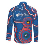 Knights NAIDOC Week 2026 Personalised Family Matching Short Sleeve Bodycon Dress and Hawaiian Shirt 50 Years of Deadly Aboriginal Art
