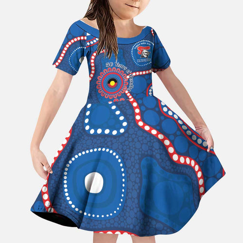 Knights NAIDOC Week 2026 Personalised Family Matching Summer Maxi Dress and Hawaiian Shirt 50 Years of Deadly Aboriginal Art