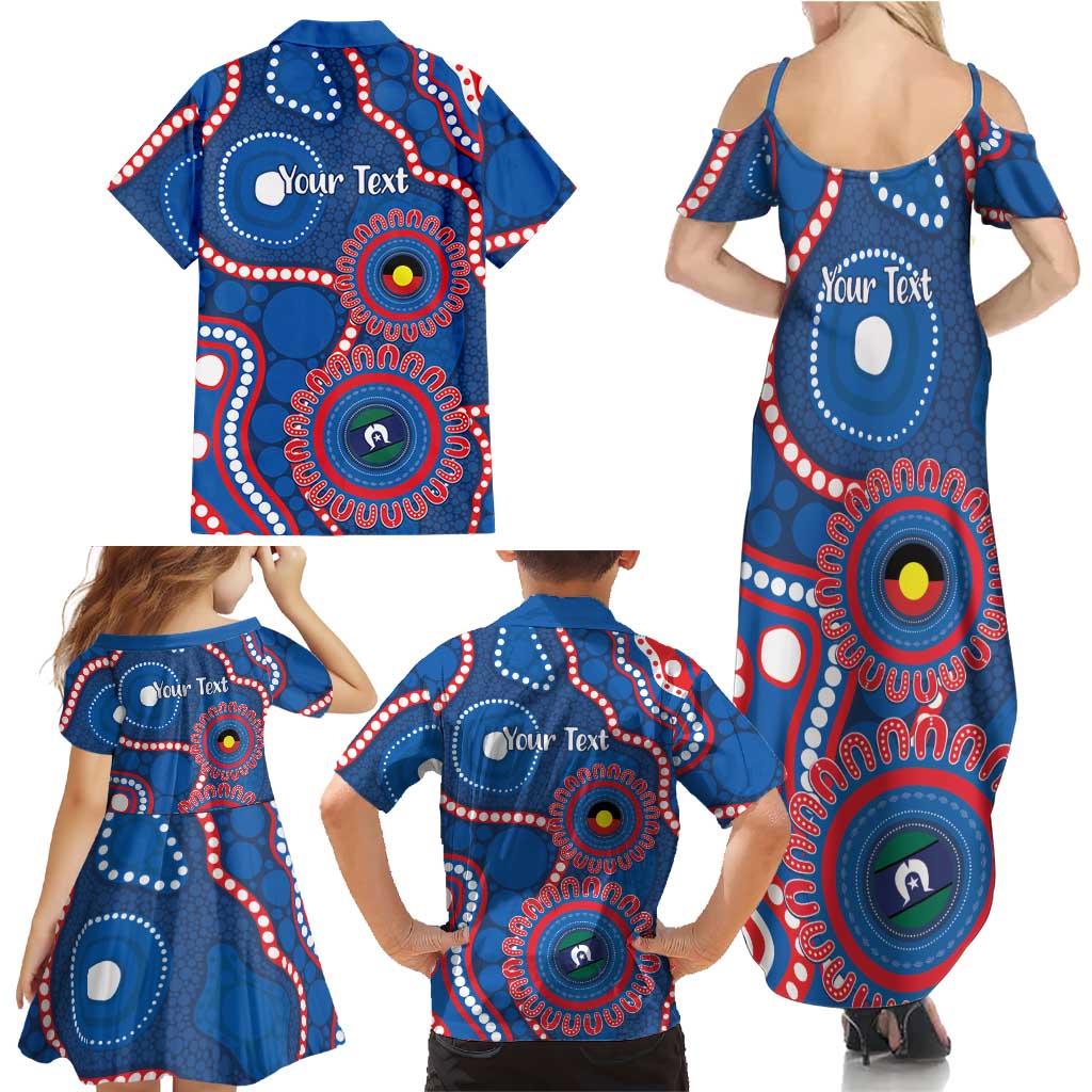 Knights NAIDOC Week 2026 Personalised Family Matching Summer Maxi Dress and Hawaiian Shirt 50 Years of Deadly Aboriginal Art