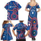 Knights NAIDOC Week 2026 Personalised Family Matching Summer Maxi Dress and Hawaiian Shirt 50 Years of Deadly Aboriginal Art