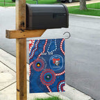 Knights NAIDOC Week 2026 Personalised Garden Flag 50 Years of Deadly Aboriginal Art