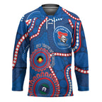 Knights NAIDOC Week 2026 Personalised Hockey Jersey 50 Years of Deadly Aboriginal Art