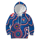 Knights NAIDOC Week 2026 Personalised Kid Hoodie 50 Years of Deadly Aboriginal Art