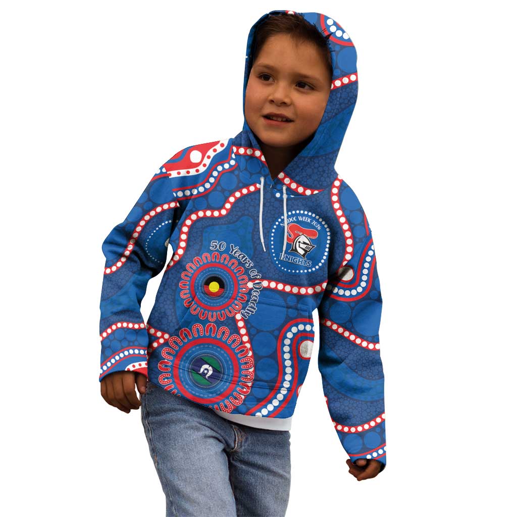 Knights NAIDOC Week 2026 Personalised Kid Hoodie 50 Years of Deadly Aboriginal Art