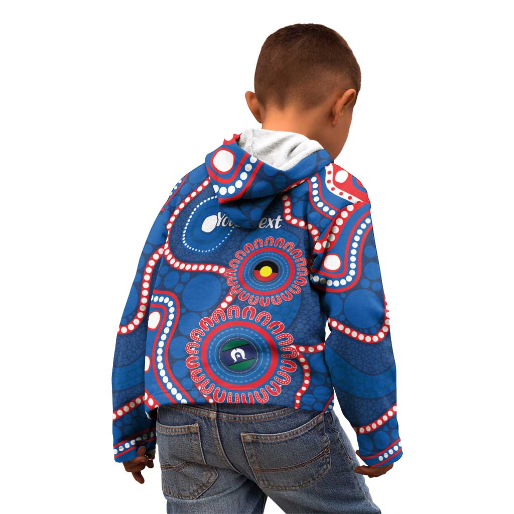 Knights NAIDOC Week 2026 Personalised Kid Hoodie 50 Years of Deadly Aboriginal Art