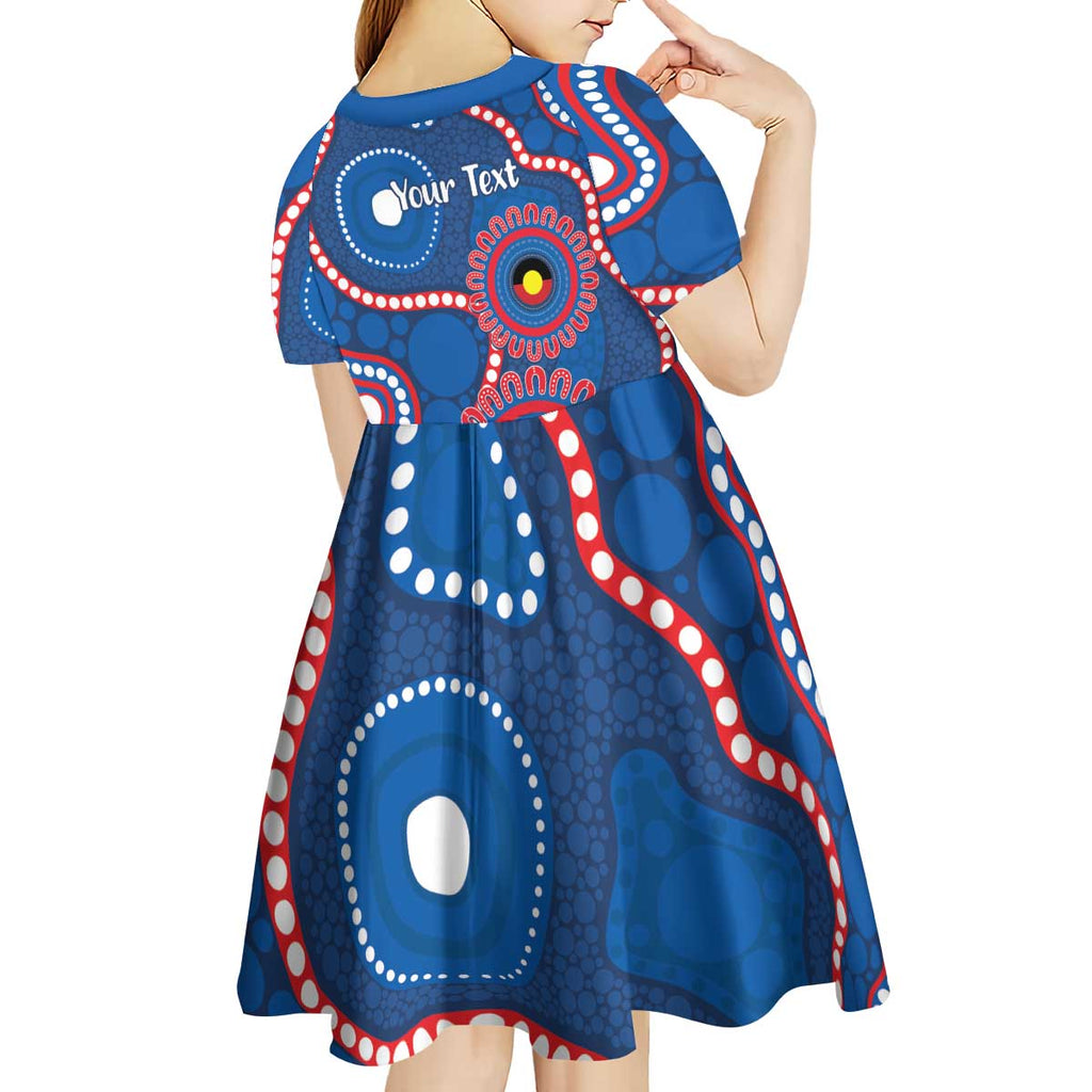 Knights NAIDOC Week 2026 Personalised Kid Short Sleeve Dress 50 Years of Deadly Aboriginal Art