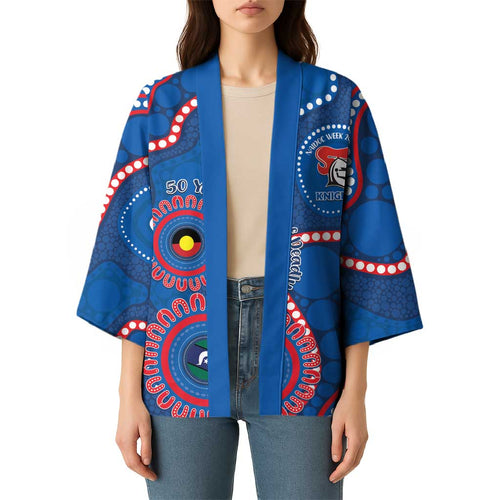 Knights NAIDOC Week 2026 Personalised Kimono 50 Years of Deadly Aboriginal Art