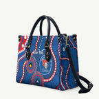 Knights NAIDOC Week 2026 Personalised Leather Bag 50 Years of Deadly Aboriginal Art
