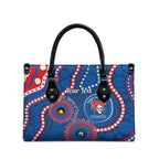 Knights NAIDOC Week 2026 Personalised Leather Bag 50 Years of Deadly Aboriginal Art