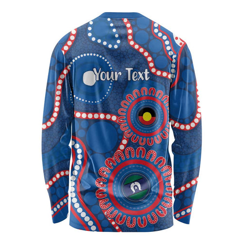 Knights NAIDOC Week 2026 Personalised Long Sleeve Shirt 50 Years of Deadly Aboriginal Art