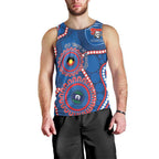 Knights NAIDOC Week 2026 Personalised Men Tank Top 50 Years of Deadly Aboriginal Art