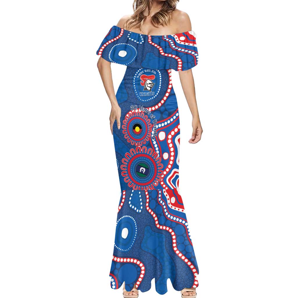 Knights NAIDOC Week 2026 Personalised Mermaid Dress 50 Years of Deadly Aboriginal Art