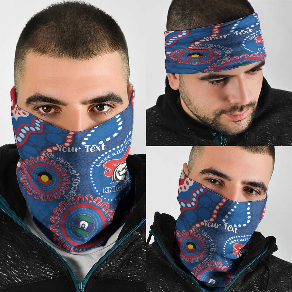 Knights NAIDOC Week 2026 Personalised Neck Gaiter 50 Years of Deadly Aboriginal Art