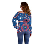 Knights NAIDOC Week 2026 Personalised Off Shoulder Sweater 50 Years of Deadly Aboriginal Art
