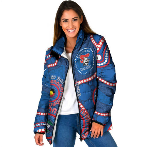 Knights NAIDOC Week 2026 Personalised Padded Jacket 50 Years of Deadly Aboriginal Art