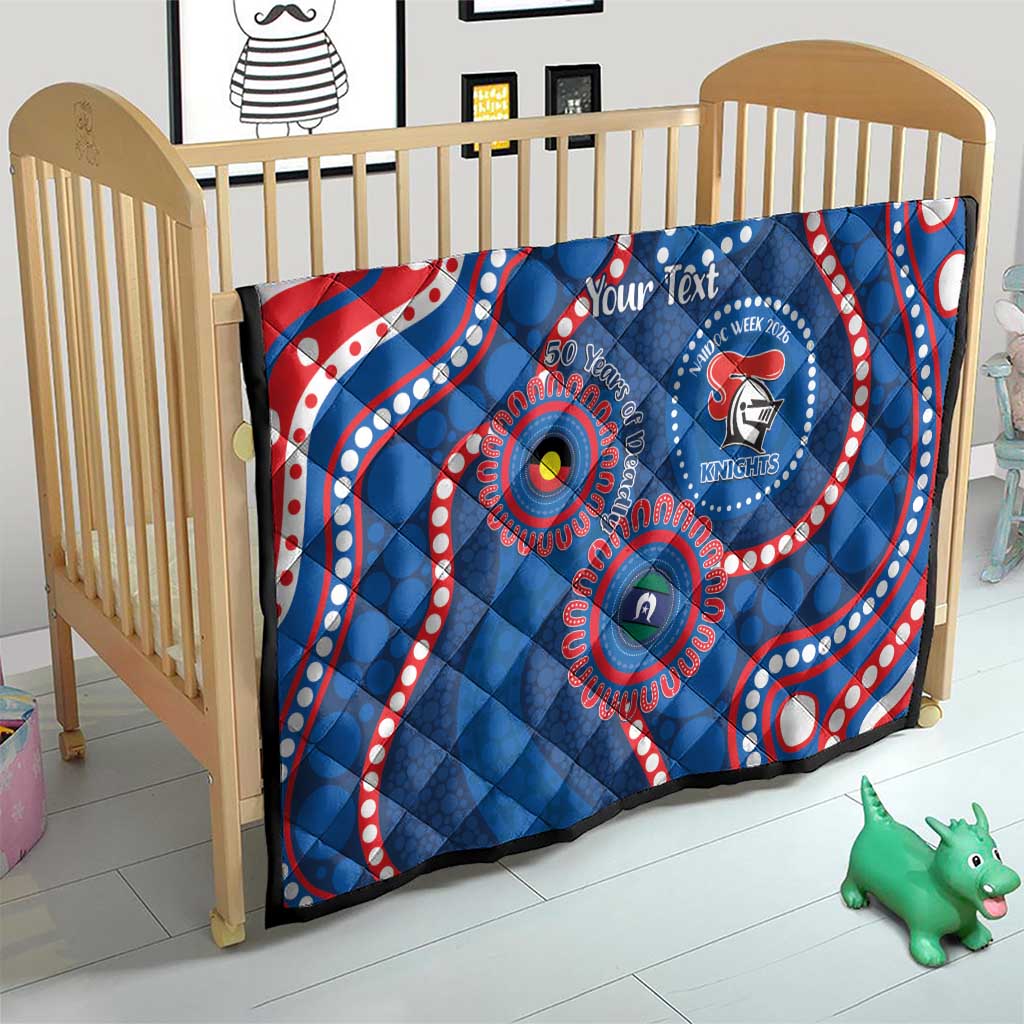 Knights NAIDOC Week 2026 Personalised Quilt 50 Years of Deadly Aboriginal Art