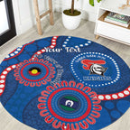 Knights NAIDOC Week 2026 Personalised Round Carpet 50 Years of Deadly Aboriginal Art