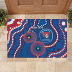 Knights NAIDOC Week 2026 Personalised Rubber Doormat 50 Years of Deadly Aboriginal Art