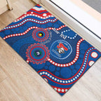 Knights NAIDOC Week 2026 Personalised Rubber Doormat 50 Years of Deadly Aboriginal Art