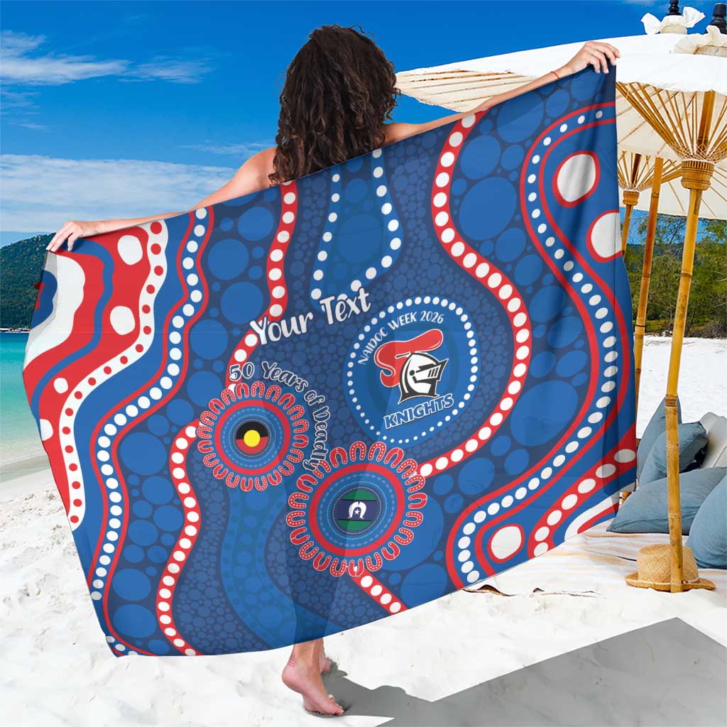 Knights NAIDOC Week 2026 Personalised Sarong 50 Years of Deadly Aboriginal Art