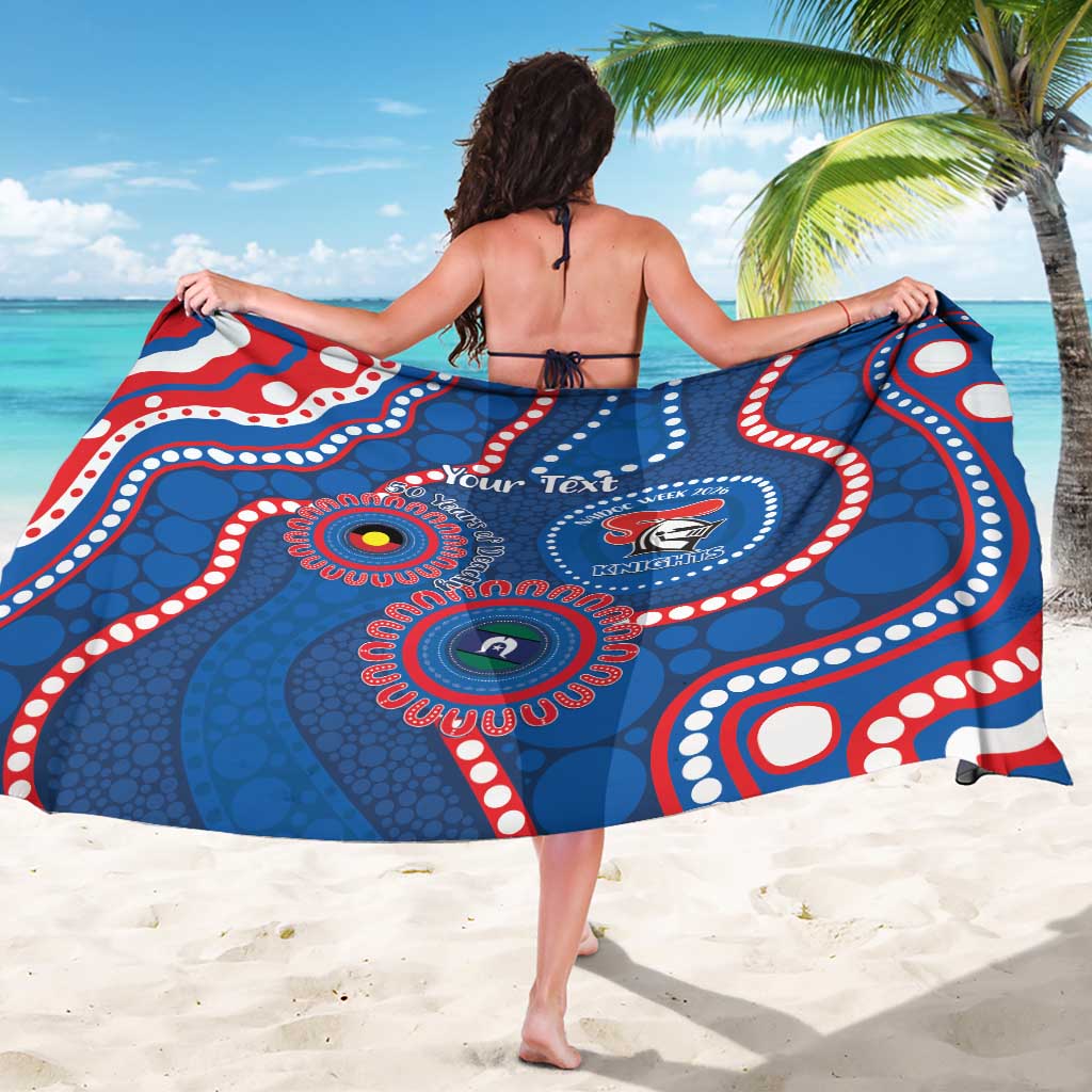 Knights NAIDOC Week 2026 Personalised Sarong 50 Years of Deadly Aboriginal Art